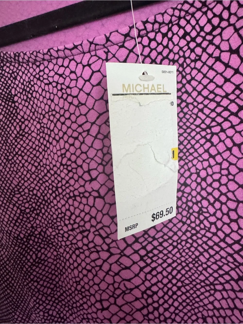 Michael Kors magenta black